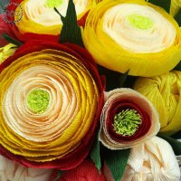 Бутикови ръчно изработени приказни цветя и лалета пълни с трюфели бонбони в красиви кашпи, снимка 9 - Изкуствени цветя - 32039304