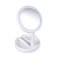 Настолно козметично огледало с LED осветление, снимка 3 - Други стоки за дома - 44683053