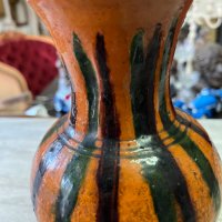 Автентична керамична ваза №1864, снимка 4 - Антикварни и старинни предмети - 35618951