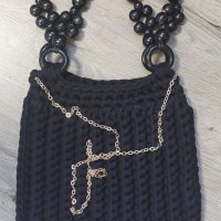 Дамска плетена чанта , снимка 4 - Чанти - 37561136
