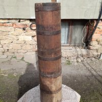 Стара дървена буталка,бучка, снимка 2 - Други ценни предмети - 44327660