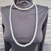 Дълъг перлен гердан , снимка 9 - Колиета, медальони, синджири - 39235940