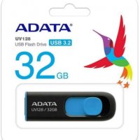 USB 32GB Flash памет ADATA UV128 (3.2) - нова бърза памет, запечатана, снимка 1 - USB Flash памети - 34391867