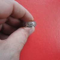 Уникален двоен въртящ сребърен пръстен 925, снимка 7 - Пръстени - 44619625