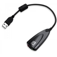 Steel Sound 5H v2 USB 7.1 звукова карта 5hv2, снимка 1 - Слушалки за компютър - 32053379