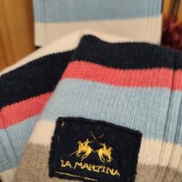 Продавам вносен италиански шал la Martina Made in italy, снимка 2 - Шалове - 44373378