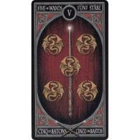 Карти Таро Fournier Anne Stokes Gothic Tarot  нови, снимка 6 - Карти за игра - 29335712