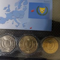 Комплектен сет - Кипър , 6 монети, снимка 3 - Нумизматика и бонистика - 37783123