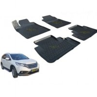 3D гумени стелки за кола тип леген Perflex, Honda CR-V 2012-2018, снимка 1 - Аксесоари и консумативи - 35512799