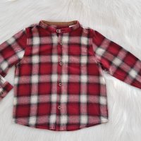 Детска карирана риза Zara 18-24 месеца , снимка 4 - Бебешки блузки - 42925759