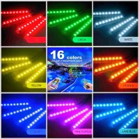 RGB LED подсветка Осветление за интериор, реагираща на музика, снимка 3 - Аксесоари и консумативи - 36745242