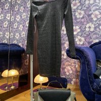 H&M къса брокатена рокля по тялото , снимка 3 - Рокли - 31293340