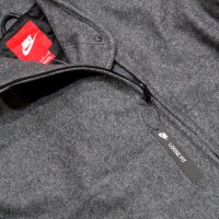 НОВО и НАМАЛЕНО! Nike WOOL LEATHER Jacket Дамско Яке Вълна + Естествена Кожа Размер М, снимка 6 - Якета - 35172033