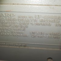 sharp gf-4343 stereo-внос sweden 1110202045, снимка 13 - Радиокасетофони, транзистори - 30384244
