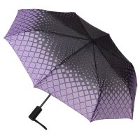 Автоматичен сгъваем чадър за дъжд с черен лилав диамант 29 см, снимка 3 - Други - 42876460