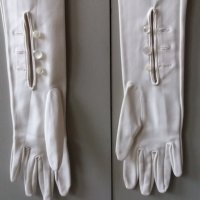 Автентични дамски ръкавици в ретро стил от началото на 20 век, снимка 11 - Ръкавици - 12021966