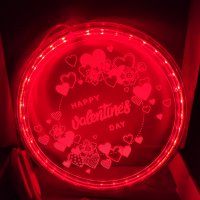 Лед лампа Свети Валентин valentine 3d Lig, снимка 1 - Декорация за дома - 39137212