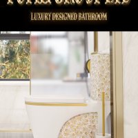 Луксозен Дизайнерски Моноблок Тоалетна чиния за Баня, снимка 1 - Други - 28245888