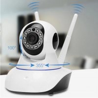 Охранителна камера с нощно виждане, WiFi - 1080P за домашно видеонаблюдение на телефон, снимка 2 - IP камери - 30918615