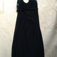 Дълга черна рокля, снимка 8 - Рокли - 29219389