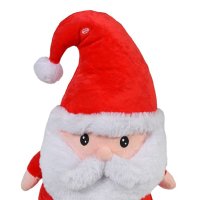 Коледен плюшен Дядо Коледа със звук, 55см, снимка 3 - Плюшени играчки - 42788732