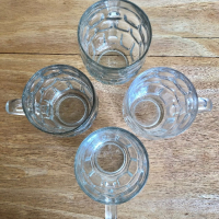 английски 4 стъклени халби за бира, снимка 2 - Чаши - 44569886