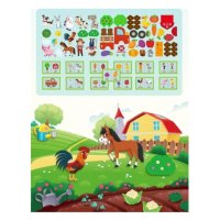Книга със селскостопански животни, Магнитна , снимка 3 - Образователни игри - 40290317