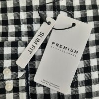 Мъжка риза каре  Jack & Jones Premium Slim Fit, размер - L.                           , снимка 3 - Ризи - 39267429