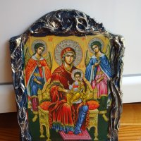 икона Богородица, снимка 1 - Икони - 40201525