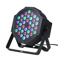 LED диско клубна парти лампа прожектор RGB с дистанционно, снимка 3 - Други - 38243261