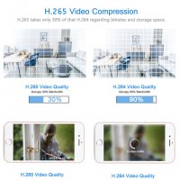 UltraHD 5MPx 4АRRAY Цветно Нощно Виждане IP66 УдароВодоуст. H.265X+ 2xWI-FI IP Камера mSD Слот Аудио, снимка 7 - IP камери - 31408903