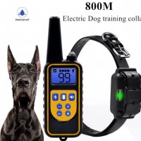 Електронен нашийник каишка с ток телетакт до 800 метра обхват водоустойчив, снимка 3 - За кучета - 37000758