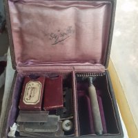 Колекционерски бръснарски комплект самобръсначка ножчета, снимка 1 - Антикварни и старинни предмети - 37714634