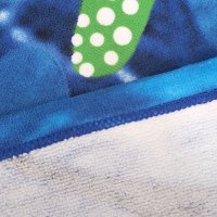 2868 Плажна кърпа Делфин с морски звезди, 150x70 cm, снимка 5 - Хавлиени кърпи - 36711625