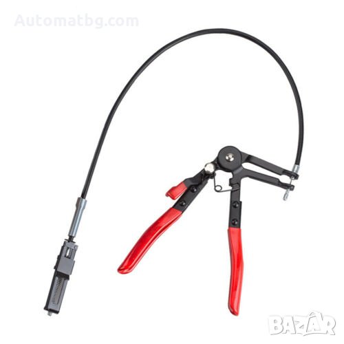 Клещи за скоби на водни съединения Automat, Удължени, Червен, снимка 1