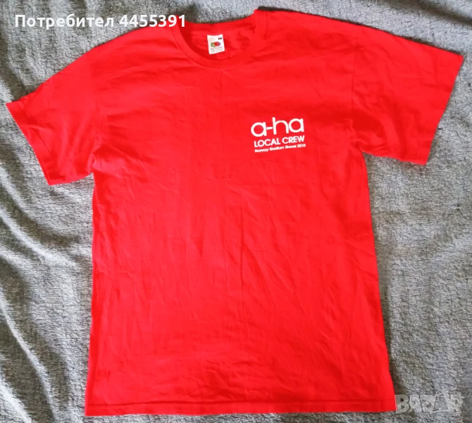 Тениска на екип групи A-ha. Tour 2010, снимка 1