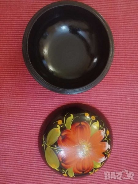 Стара дървена кутия за бижута, СССР. , снимка 1