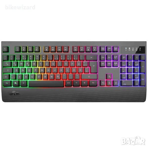Rii Gaming Keyboard Wireless светеща презареждаща батерия НОВА, снимка 1