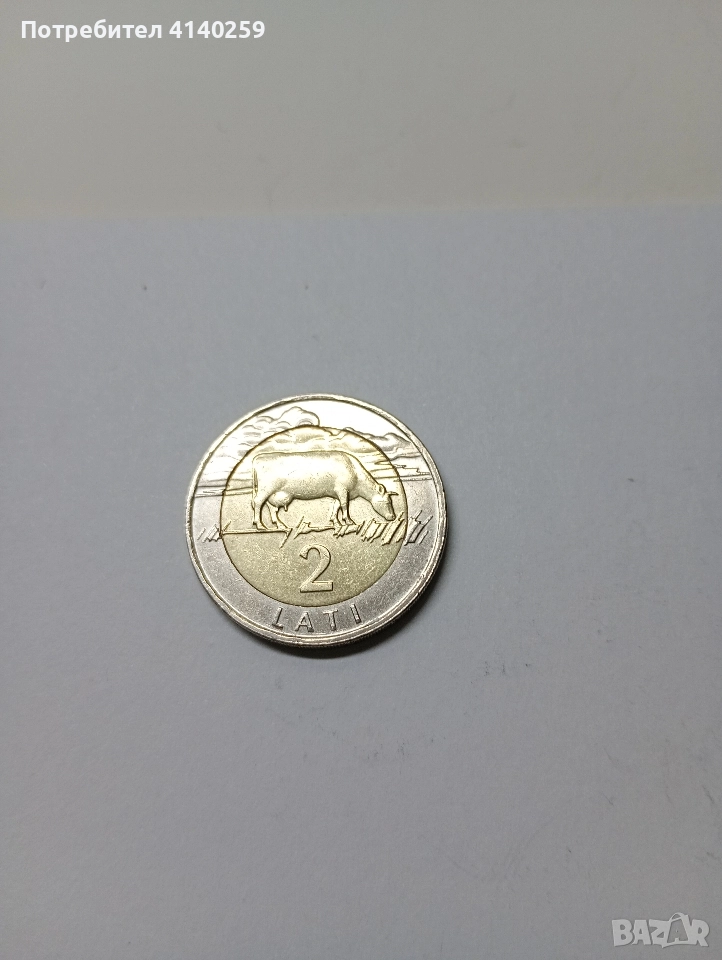 ЛАТВИЯ МОНЕТА 5 ЛАТИ 1999 Г , снимка 1