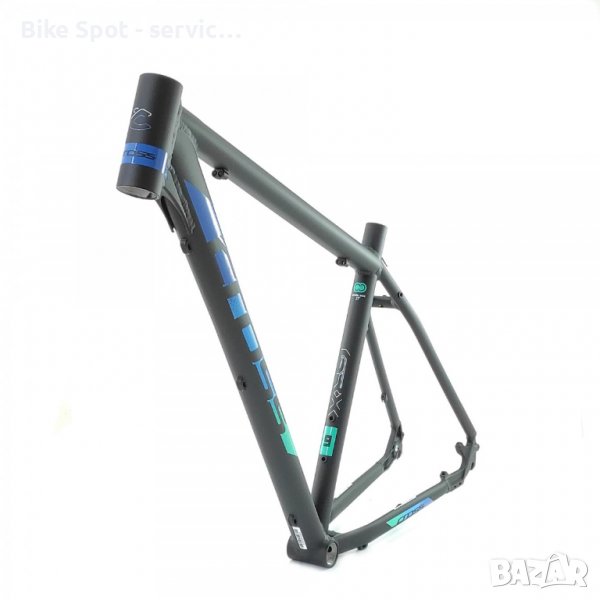 29er CROSS GRX9 46cm Alloy Frame Black Blue Green Рамка, снимка 1