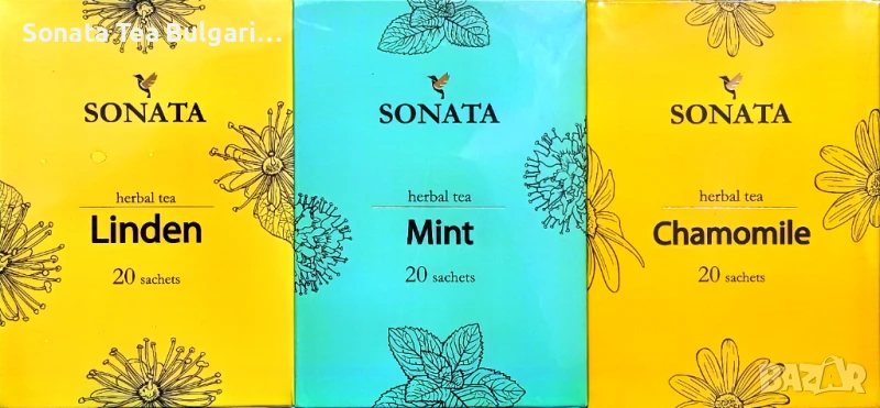 Липа Мента Лайка български билков чай Соната Sonata, снимка 1
