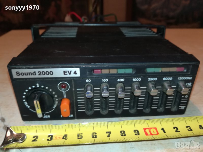 SOUND 2000 EV4-12V AMPLIFIER-MADE IN JAPAN 0512211916, снимка 1