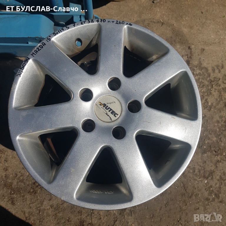 Джанти за Skoda- № 5094-15 цола, снимка 1