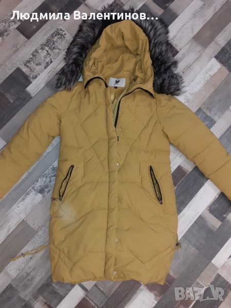 Зимно яке горчица, снимка 1