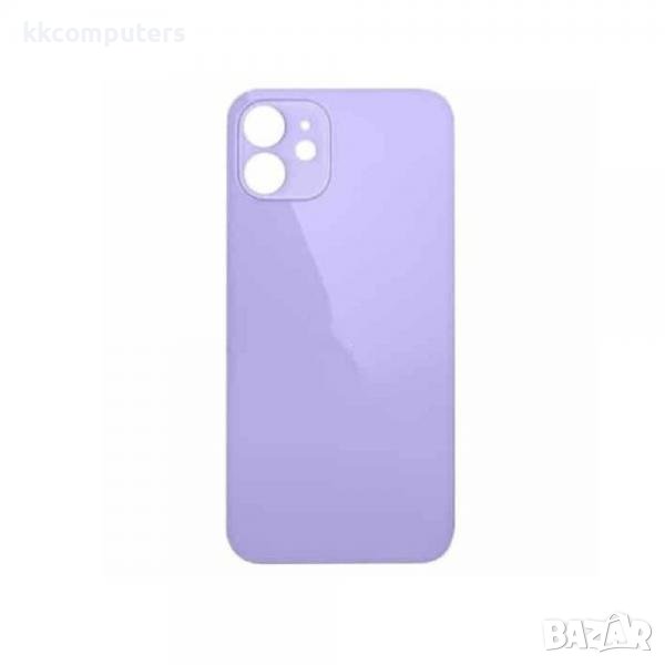 Капак батерия / Задно стъкло (BIG HOLE) за iPhone 12 6.1/ Лилав, снимка 1