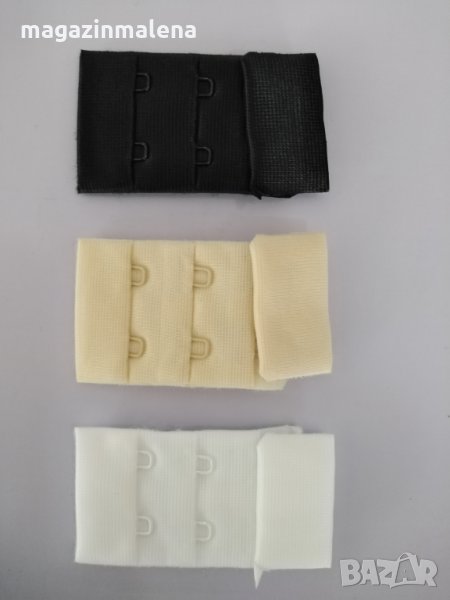 Черен,телесен,бял удължител за сутиени от двуредов вид удължаване на сутиени удължители на сутиени, снимка 1