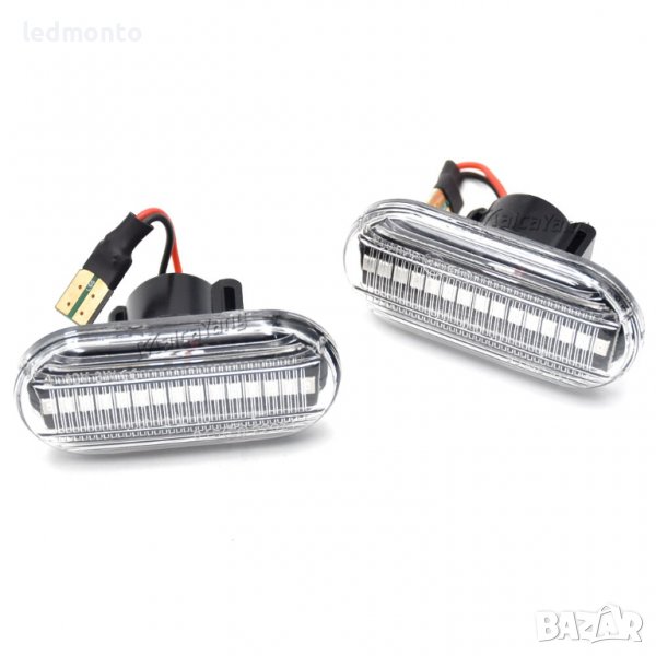 Мигач Рено Мигачи  калник бели кристални Renault laguna megane мигачи бягащи, снимка 1