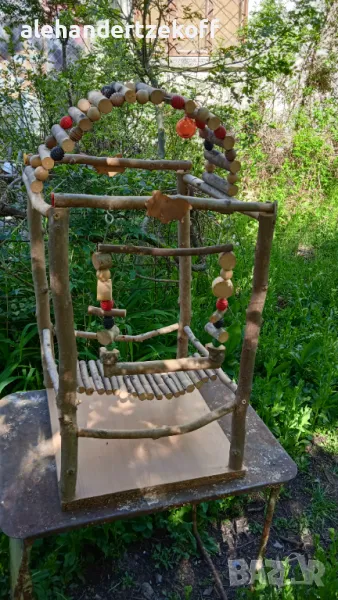 Кацалка за папагал с люлка, снимка 1