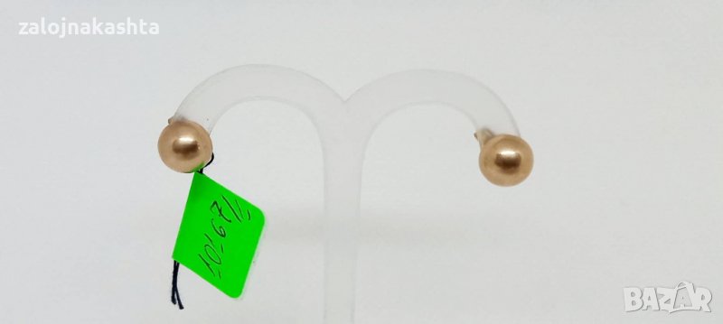 Златни обеци-2,35гр/14кр, снимка 1