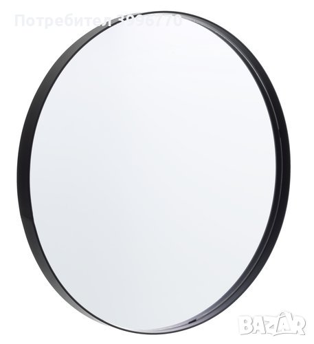 Огледало кръгло Ø70 черно, снимка 1